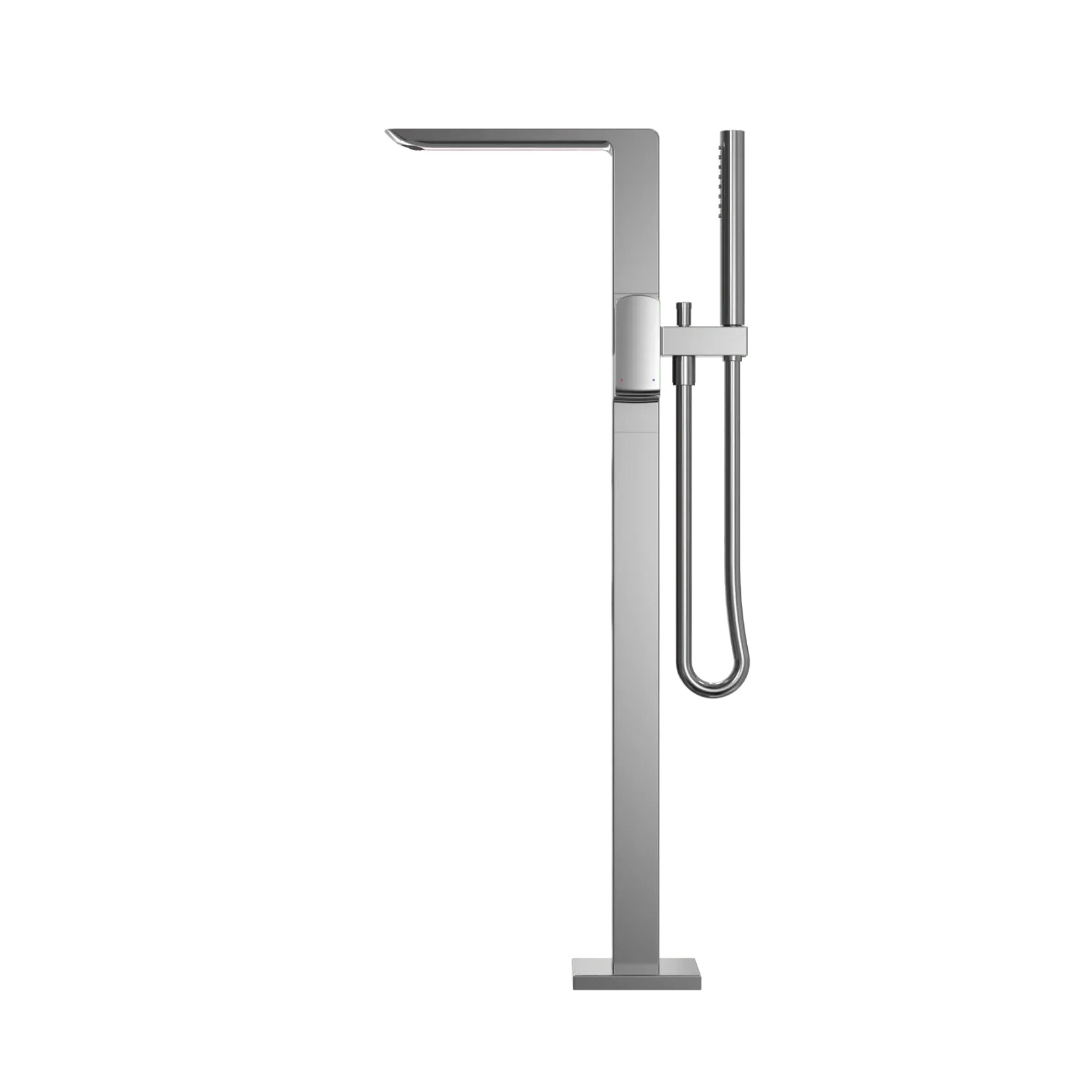 TOTO GR Single-Handle Freestanding Tub Filler Faucet with Handshower, Polished Chrome, Brass, TBG02306U#CP