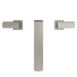 TOTO GR Two-Handle Deck-Mount Roman Tub Filler Trim, Brushed Nickel, Brass, TBG02201U#BN