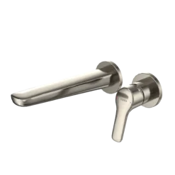TOTO GS 1.2 GPM Wall-Mount Single-Handle Bathroom Faucet with COMFORT GLIDE Technology, Polished Nickel, Brass, TLG03308U#PN