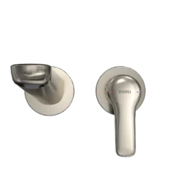 TOTO GS 1.2 GPM Wall-Mount Single-Handle Bathroom Faucet with COMFORT GLIDE Technology, Polished Nickel, Brass, TLG03308U#PN