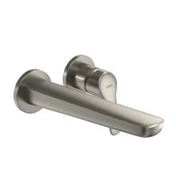 TOTO GS 1.2 GPM Wall-Mount Single-Handle Bathroom Faucet with COMFORT GLIDE Technology, Brushed Nickel, Brass, TLG03308U#BN
