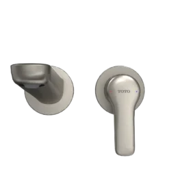 TOTO GS 1.2 GPM Wall-Mount Single-Handle Bathroom Faucet with COMFORT GLIDE Technology, Brushed Nickel, Brass, TLG03308U#BN