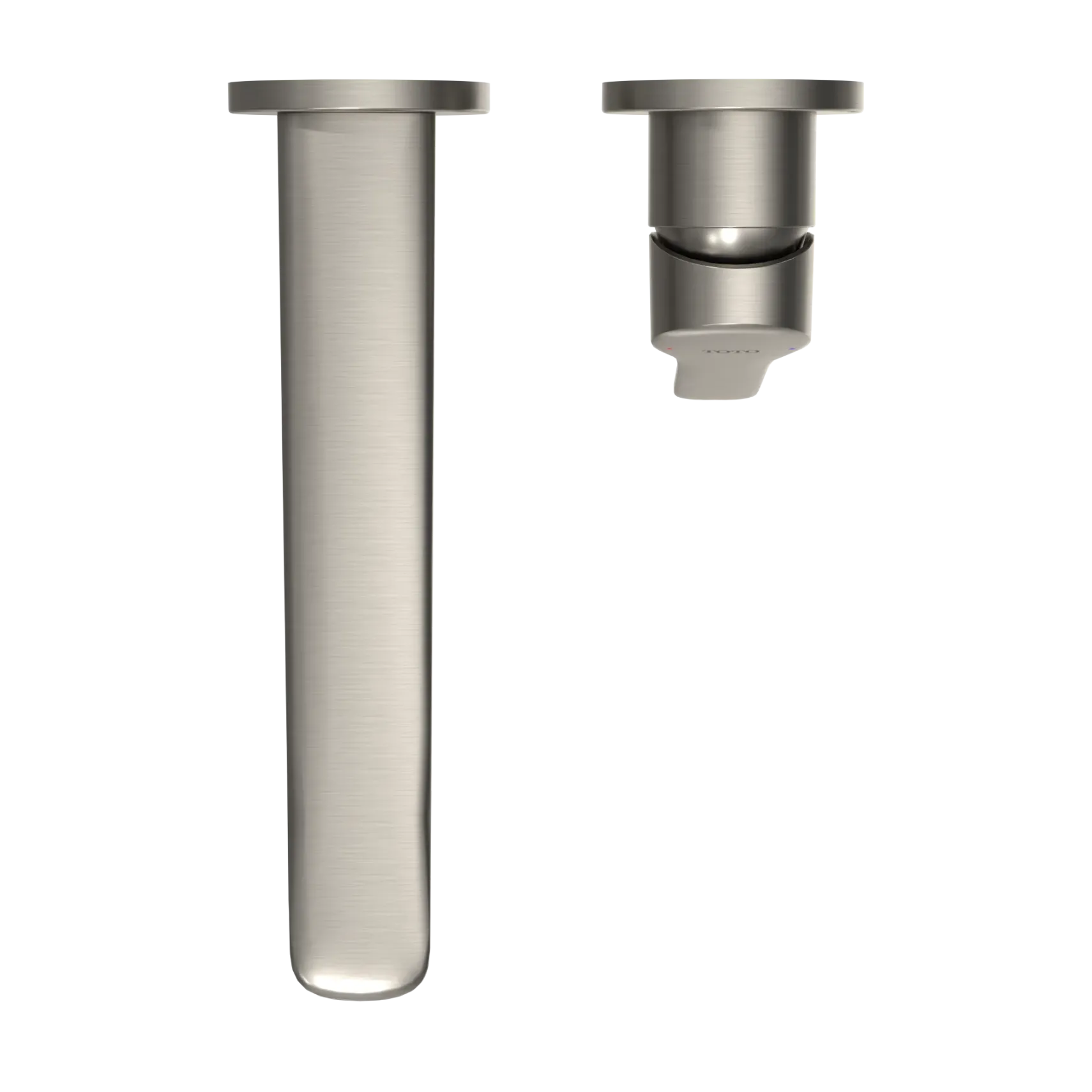 TOTO GS 1.2 GPM Wall-Mount Single-Handle Bathroom Faucet with COMFORT GLIDE Technology, Brushed Nickel, Brass, TLG03308U#BN