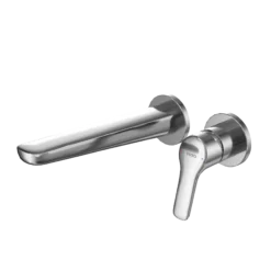 TOTO GS 1.2 GPM Wall-Mount Single-Handle Bathroom Faucet with COMFORT GLIDE Technology, Polished Chrome, Brass, TLG03308U#CP