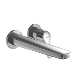 TOTO GS 1.2 GPM Wall-Mount Single-Handle Bathroom Faucet with COMFORT GLIDE Technology, Polished Chrome, Brass, TLG03308U#CP