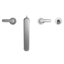 TOTO GS Four-hole Deck-Mount Roman Tub Filler Trim with Handshower, Polished Chrome, Brass, TBG03202U#CP