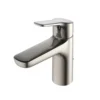 TOTO GS Series 1.2 GPM Single Handle Bathroom Sink Faucet with COMFORT GLIDE Technology and Drain Assembly, Polished Nickel, Brass, TLG03301U#PN