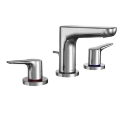 TOTO GS Series 1.2 GPM Two Handle Widespread Bathroom Sink Faucet with Drain Assembly, Polished Chrome, Brass, TLG03201U#CP