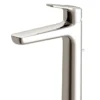 TOTO GS Series Single Handle Bathroom Faucet for Vessel Sink with COMFORT GLIDE Technology and Drain Assembly, Polished Nickel, Brass, TLG03305U#PN