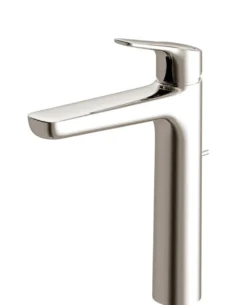 TOTO GS Series Single Handle Bathroom Faucet for Vessel Sink with COMFORT GLIDE Technology and Drain Assembly, Polished Nickel, Brass, TLG03305U#PN