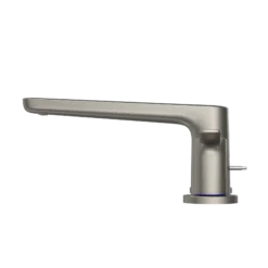TOTO GS Two-Handle Deck-Mount Roman Tub Filler Trim, Brushed Nickel, Brass, TBG03201U#BN