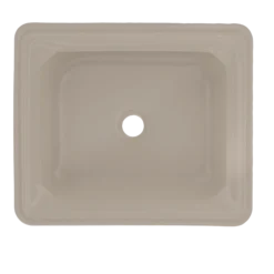 TOTO Guinevere Rectangular Undermount Bathroom Sink with CEFIONTECT, Bone, Vitreous China, LT973G#03