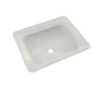 TOTO Guinevere Rectangular Undermount Bathroom Sink with CEFIONTECT, Colonial White, Vitreous China, LT973G#11