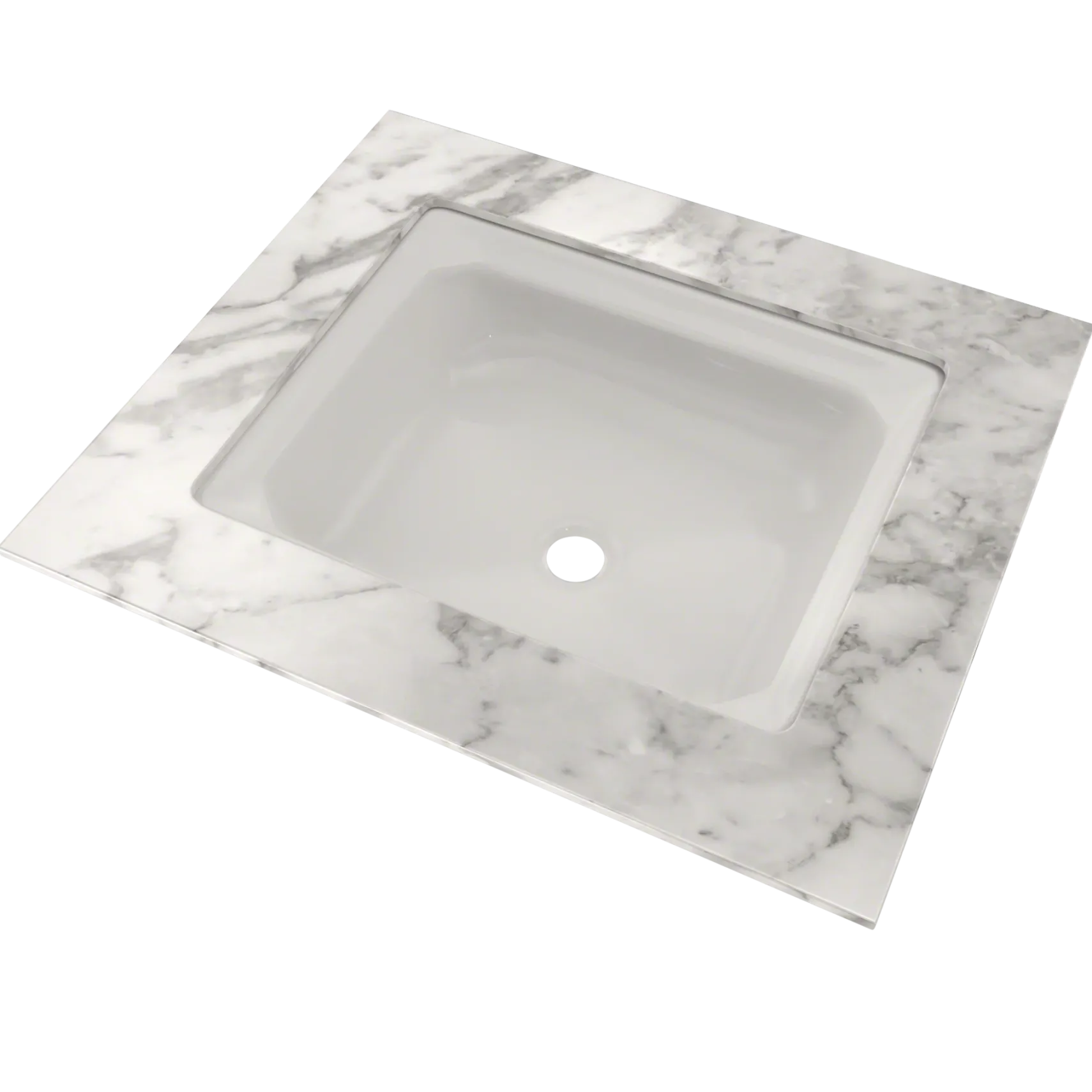 TOTO Guinevere Rectangular Undermount Bathroom Sink with CEFIONTECT, Colonial White, Vitreous China, LT973G#11
