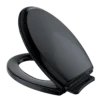 TOTO Guinevere SoftClose Non Slamming, Slow Close Elongated Toilet Seat and Lid, Ebony, Plastic, SS224#51