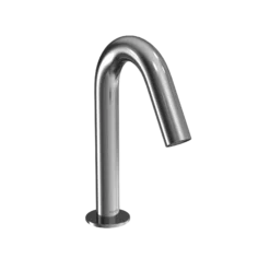 TOTO Helix AC Powered 0.35 GPM Touchless Bathroom Faucet with Mixing Valve, 20 Second On-Demand Flow, Polished Chrome, Brass, T26S32AM#CP