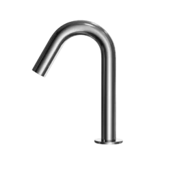 TOTO Helix AC Powered 0.35 GPM Touchless Bathroom Faucet with Thermostatic Mixing Valve, 20 Second On-Demand Flow, Polished Chrome, Brass, T26S32AT#CP