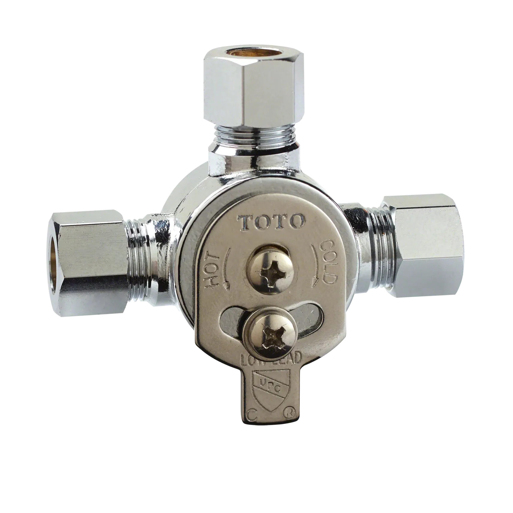 TOTO Helix M ECOPOWER 0.35 GPM Electronic Touchless Sensor Bathroom Faucet with Mixing Valve, Polished Chrome, Brass, TEL123-D20EM#CP