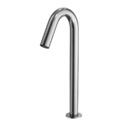 TOTO Helix Vessel AC Powered 0.5 GPM Touchless Bathroom Faucet with Mixing Valve, 20 Second Continuous Flow, Polished Chrome, Brass, T26T53AM#CP