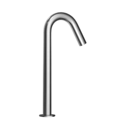 TOTO Helix Vessel AC Powered 0.5 GPM Touchless Bathroom Faucet, 20 Second Continuous Flow, Polished Chrome, Brass, T26T53A#CP