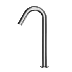 TOTO Helix Vessel ECOPOWER 0.35 GPM Touchless Bathroom Faucet with Mixing Valve, 20 Second On-Demand Flow, Polished Chrome, Brass, T26T32EM#CP