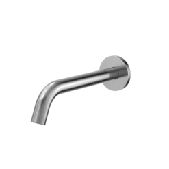 TOTO Helix Wall-Mount ECOPOWER 0.5 GPM Touchless Bathroom Faucet with Thermostatic Mixing Valve, 10 Second On-Demand Flow, Polished Chrome, Brass, T26L51ET#CP