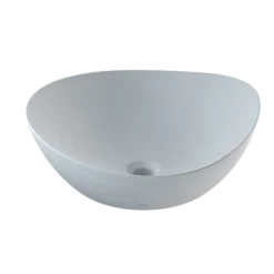 TOTO Kiwami Asymmetrical Vessel Bathroom Sink with CEFITONTECT, CLEAN MATTE, Ceramic, LT477MT#CMW