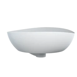 TOTO Kiwami Asymmetrical Vessel Bathroom Sink with CEFITONTECT, CLEAN MATTE, Ceramic, LT477MT#CMW