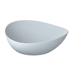 TOTO Kiwami Asymmetrical Vessel Bathroom Sink with CEFITONTECT, CLEAN MATTE, Ceramic, LT477MT#CMW