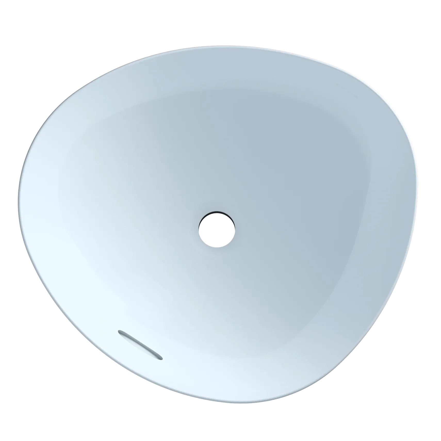 TOTO Kiwami Asymmetrical Vessel Bathroom Sink with CEFITONTECT, Cotton White, Ceramic, LT477G#01