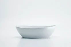 TOTO Kiwami Asymmetrical Vessel Bathroom Sink with CEFITONTECT, Cotton White, Ceramic, LT477G#01