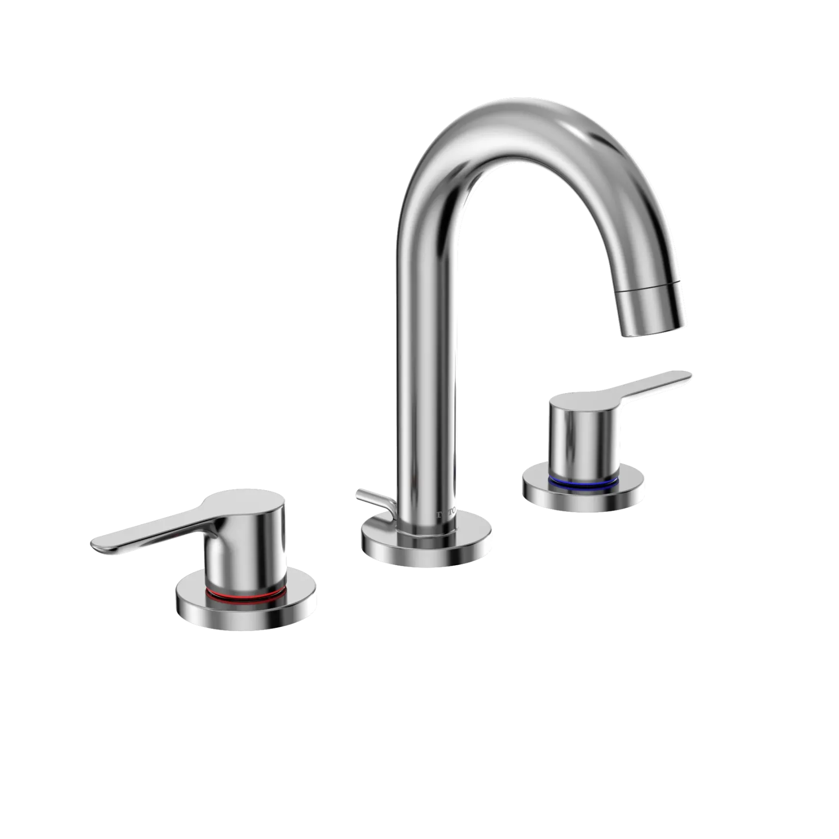 TOTO LB Series Two Handle Widespread 1.2 GPM Bathroom Sink Faucet with Drain Assembly, Polished Chrome, Brass, TLS01201U#CP