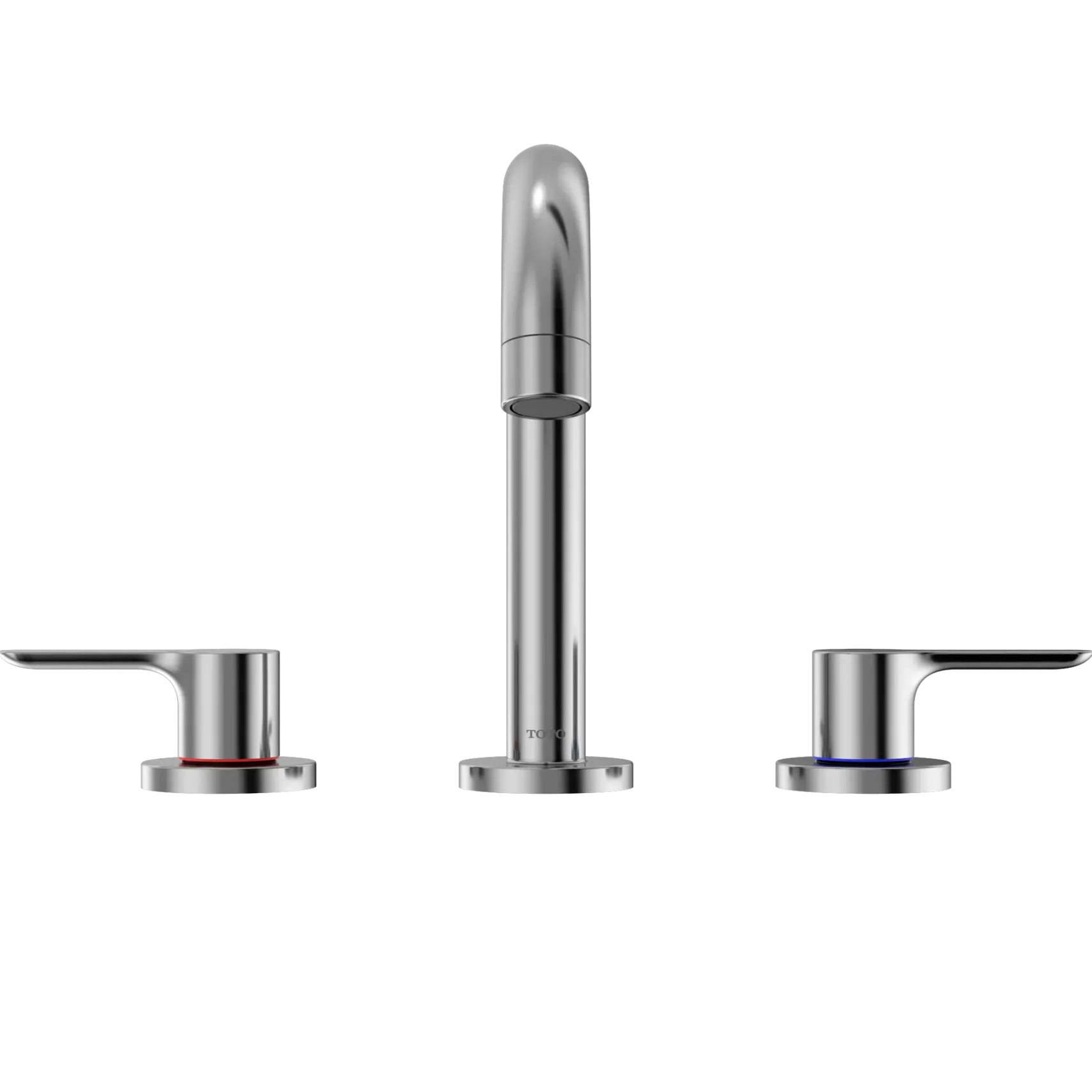 TOTO LB Series Two Handle Widespread 1.2 GPM Bathroom Sink Faucet with Drain Assembly, Polished Chrome, Brass, TLS01201U#CP