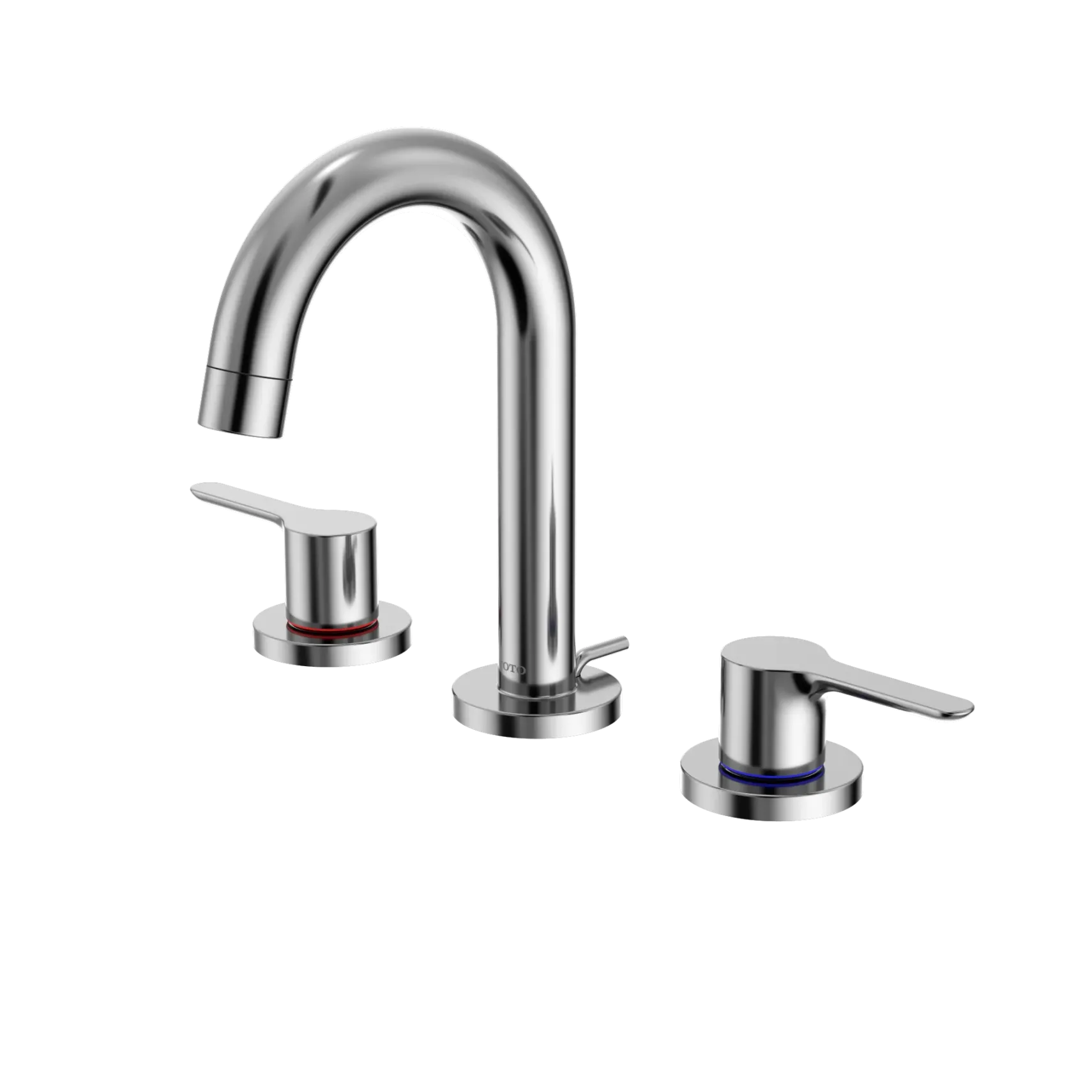 TOTO LB Series Two Handle Widespread 1.2 GPM Bathroom Sink Faucet with Drain Assembly, Polished Chrome, Brass, TLS01201U#CP
