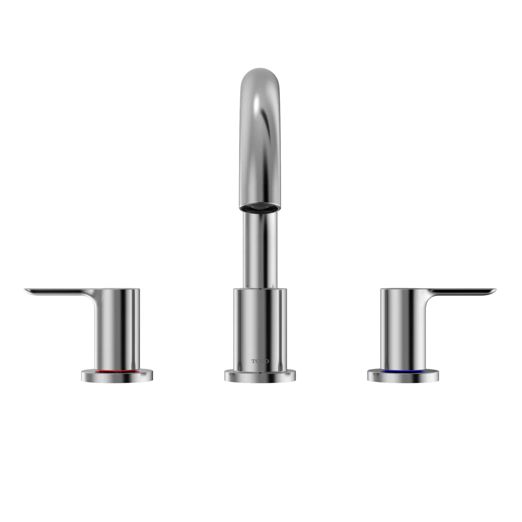 TOTO LB Two-Handle Deck-Mount Roman Tub Filler Trim, Polished Chrome, Brass, TBS01201U#CP