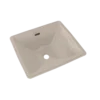 TOTO Legato Rectangular Undermount Bathroom Sink with CEFIONTECT, Bone, Vitreous China, LT624G#03