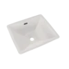 TOTO Legato Rectangular Undermount Bathroom Sink with CEFIONTECT, Colonial White, Vitreous China, LT624G#11