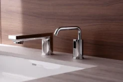 TOTO Libella ECOPOWER 0.35 GPM Electronic Touchless Sensor Bathroom Faucet, Polished Chrome -Brass, TEL1A3-D20E#CP