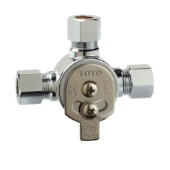 TOTO Libella ECOPOWER 0.35 GPM Electronic Touchless Sensor Bathroom Faucet with Mixing Valve, Polished Chrome -Brass, TEL1A3-D20EM#CP