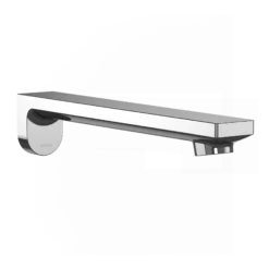 TOTO Libella M Wall Mount ECOPOWER 0.35 GPM Electronic Touchless Sensor Bathroom Faucet with Thermostatic Mixing Valve, Polished Chrome, Brass, TEL1D3-D20ET#CP
