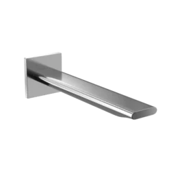TOTO Libella Wall-Mount ECOPOWER 0.5 GPM Touchless Bathroom Faucet with Thermostatic Mixing Valve, 20 Second Continuous Flow, Polished Chrome, Brass, T23L53ET#CP
