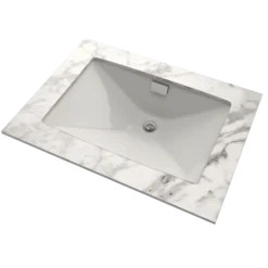 TOTO Lloyd Rectangular Undermount Bathroom Sink, Colonial White, Vitreous China, LT931#11