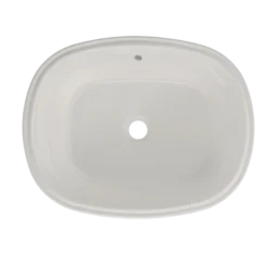 TOTO Maris 20-5/16" x 15-9/16" Oval Undermount Bathroom Sink with CEFIONTECT, Colonial White, Vitreous China, LT481G#11