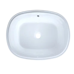 TOTO Maris 20-5/16" x 15-9/16" Oval Undermount Bathroom Sink with CEFIONTECT, Cotton White, Vitreous China, LT481G#01