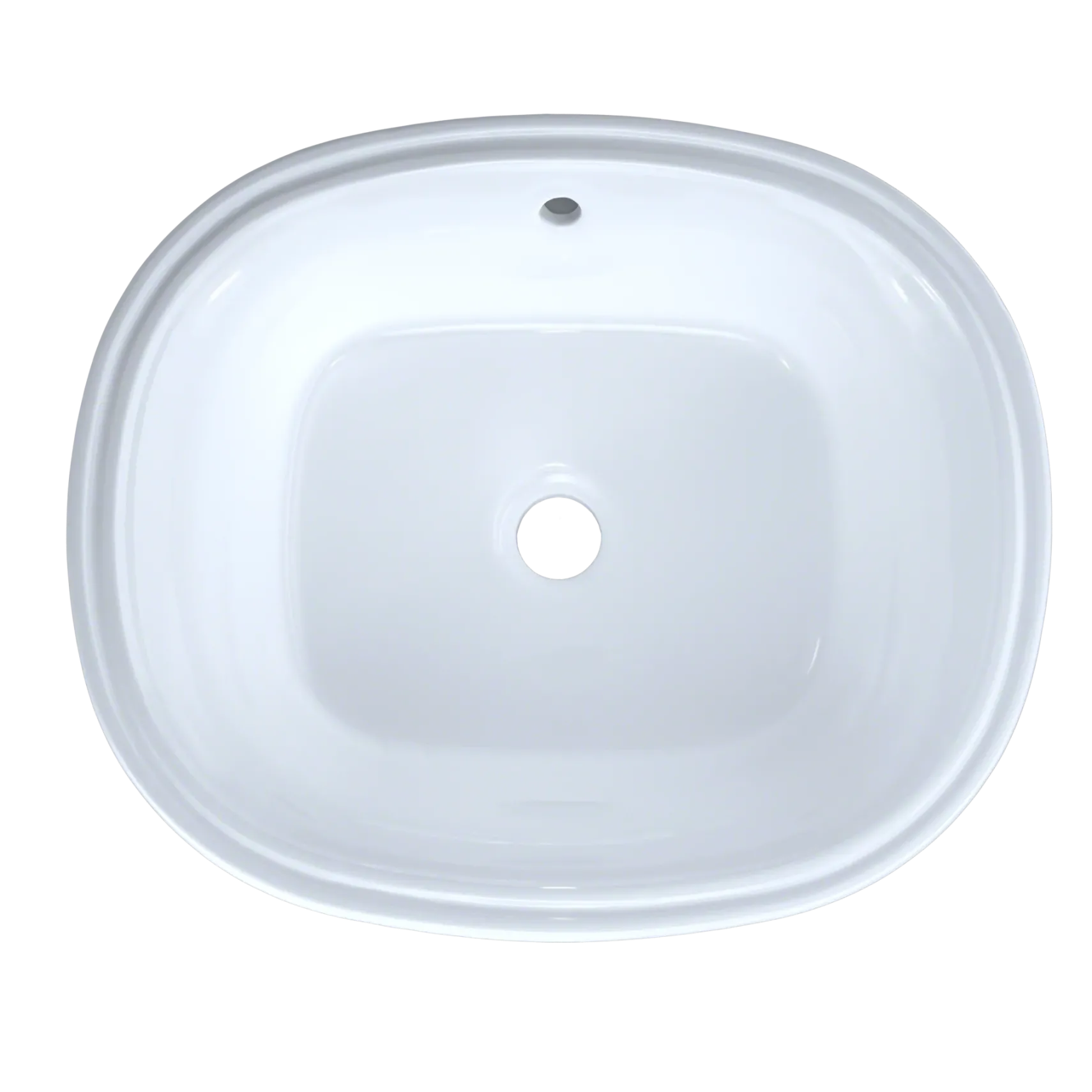 TOTO Maris 17-5/8" x 14-9/16" Oval Undermount Bathroom Sink with CEFIONTECT, Cotton White, Vitreous China, LT483G#01
