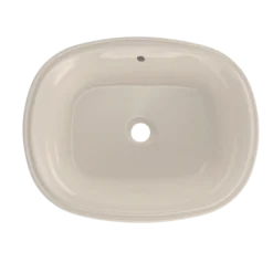 TOTO Maris 20-5/16" x 15-9/16" Oval Undermount Bathroom Sink with CEFIONTECT, Sedona Beige, Vitreous China, LT481G#12