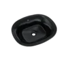 TOTO Maris 17-5/8" x 14-9/16" Oval Undermount Bathroom Sink, Ebony, Vitreous China, LT483#51