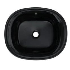 TOTO Maris 17-5/8" x 14-9/16" Oval Undermount Bathroom Sink, Ebony, Vitreous China, LT483#51