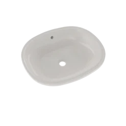 TOTO Maris 17-5/8" x 14-9/16" Oval Undermount Bathroom Sink with CEFIONTECT, Colonial White, Vitreous China, LT483G#11