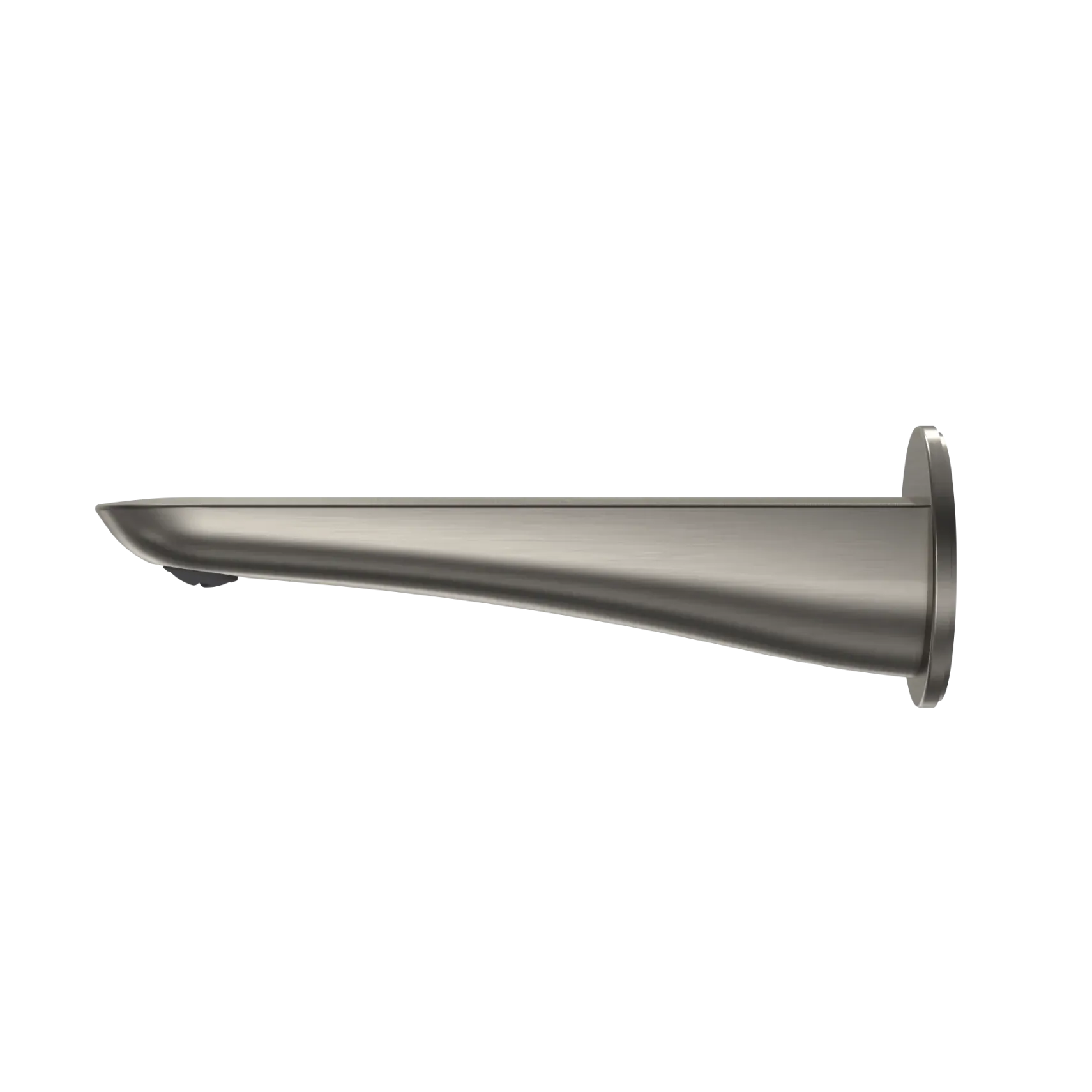 TOTO Modern R Wall Tub Spout, Brushed Nickel, Brass, TBG01001U#BN